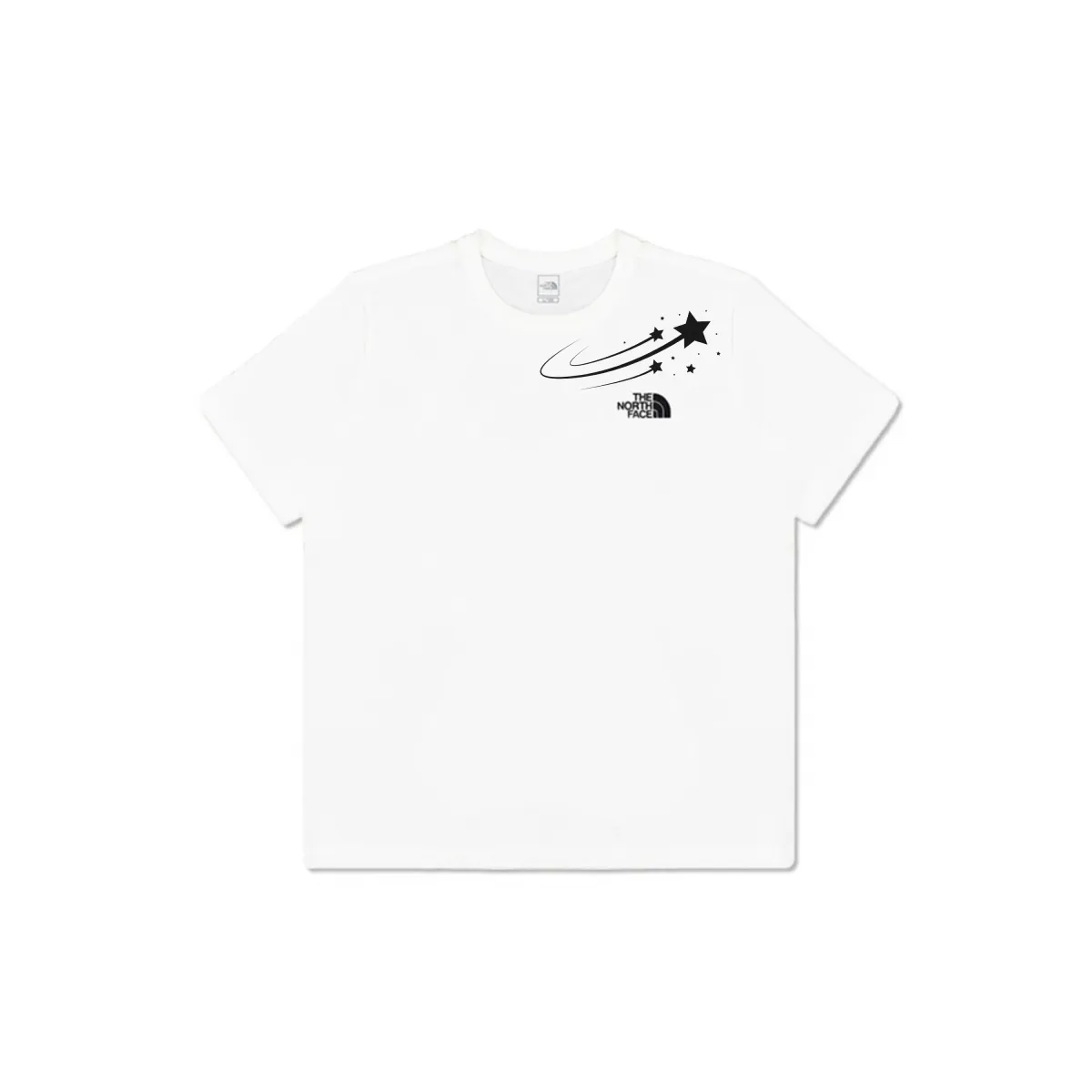 THE NORTH FACE T Shirts Men's White Crew Neck Straight Fit