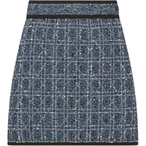 DIOR Casual Short Skirts Women's Blue
