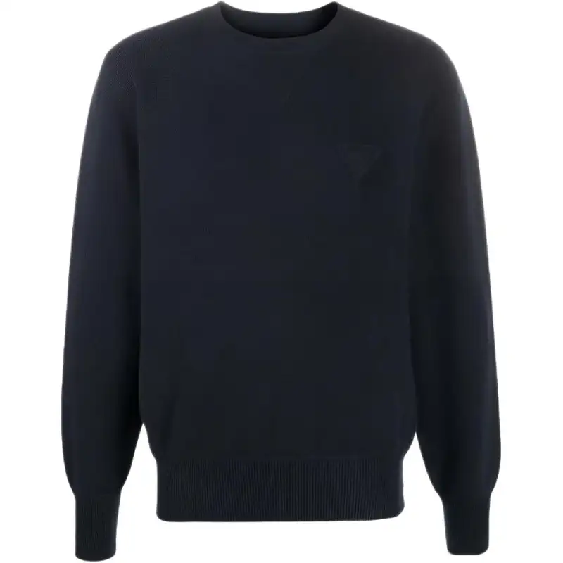 PRADA Cashmere Sweater Men's Navy Blue