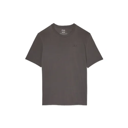 FILA T Shirts Men's Gray Crew Neck