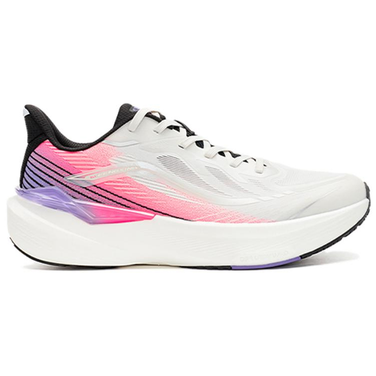 QIAODAN Wixing 14 Running Shoes Men’s Low Top Birch White/Dazzling Pink