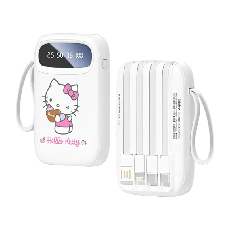 Sanrio Sanrio, apple, capacious power supply, cartoon small handheld travel airplane to go out for traveling, 10000mah, 10W, 12W, 20000m