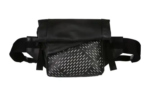 Bottega Veneta Calfskin Sling Bag One Shoulder Crossbody Fanny Pack Regular Women's Black
