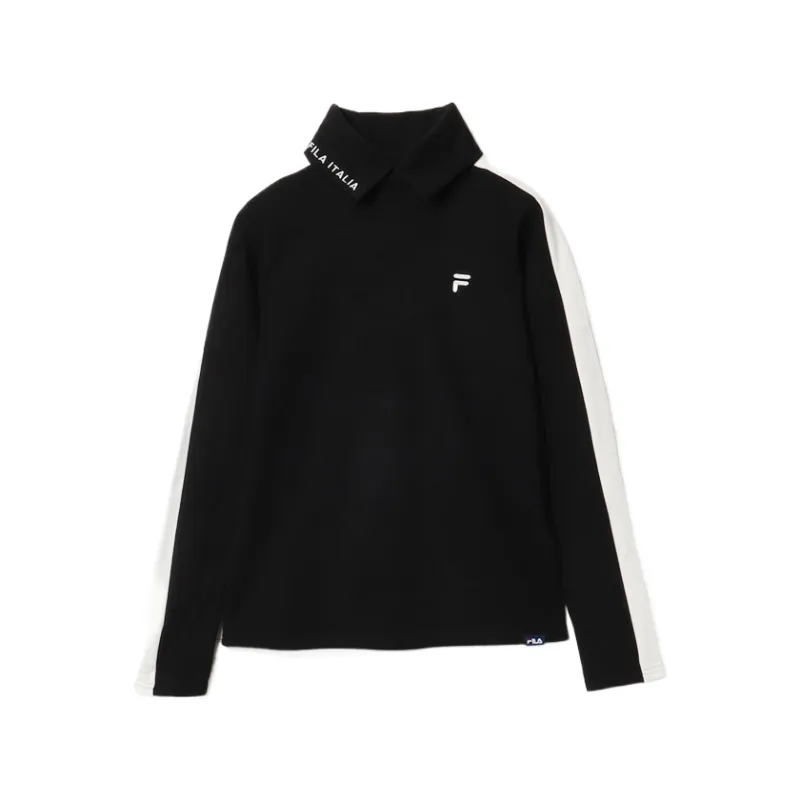 FILA Golf Collection Shirts Women's Black Lapel Moderate Other