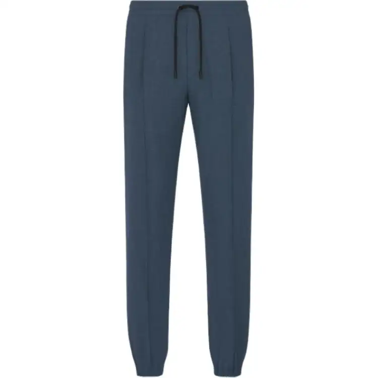 DIOR FW25 Knitted Sweatpants Men's Dark Blue