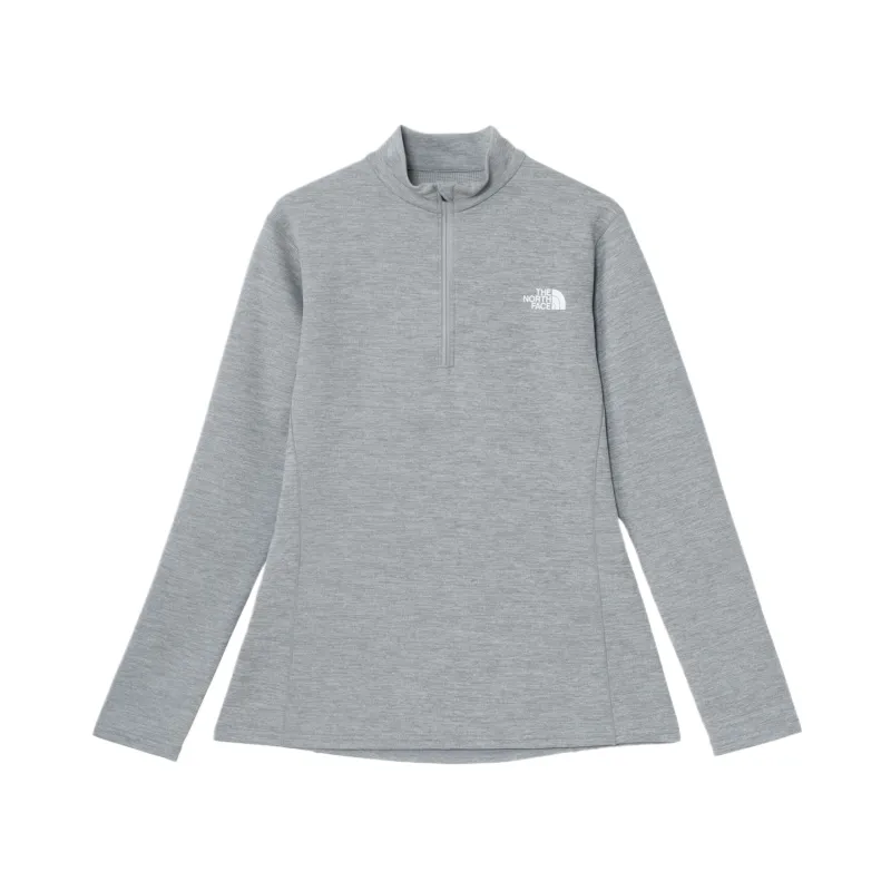 THE NORTH FACE Shirts Women's Mixed Gray Stand Collar Moderate
