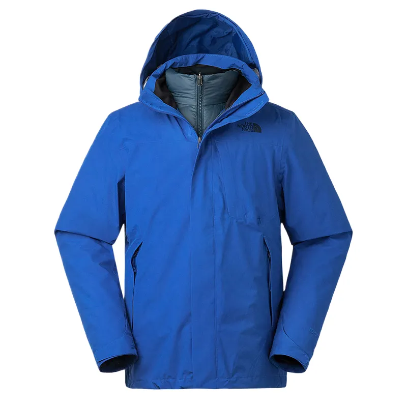 THE NORTH FACE Jackets Men's Blue Hooded (Non-detachable) Moderate Straight Fit