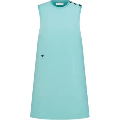 DIOR Dioriviera FW25 Sleeveless Dress Women's Blue
