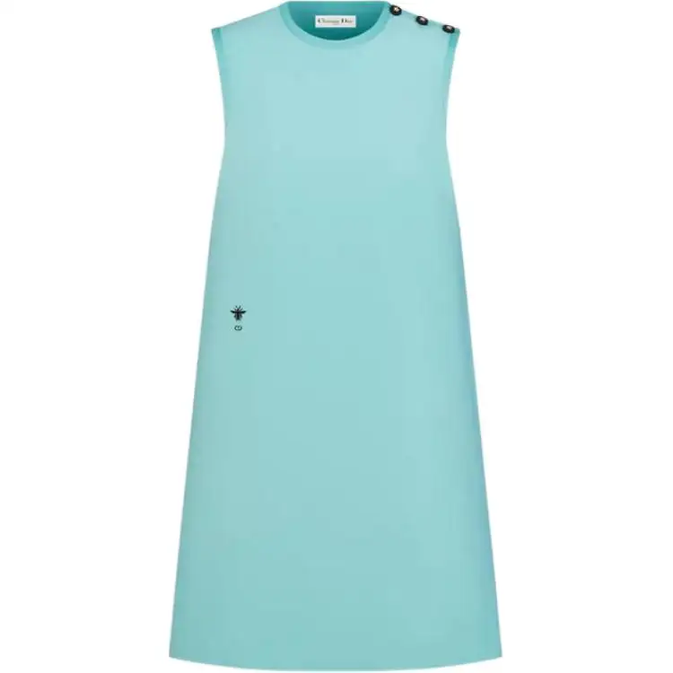 DIOR Dioriviera FW25 Sleeveless Dress Women's Blue