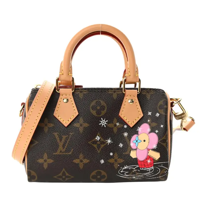 LOUIS VUITTON Nano Speedy Pink