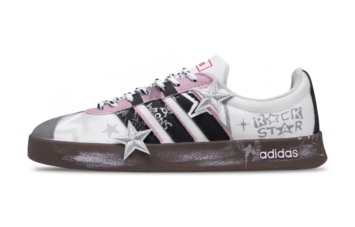 Adidas VL COURT 2.0 Tomorrow's Star Cushioning Abrasion Resistant Cushioning, Wear Resistant Low top Skateboard Shoes