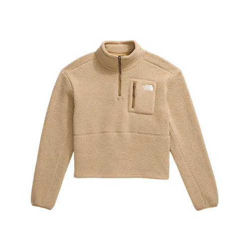 THE NORTH FACE Jackets Women's Khaki Stand Collar Moderate Other