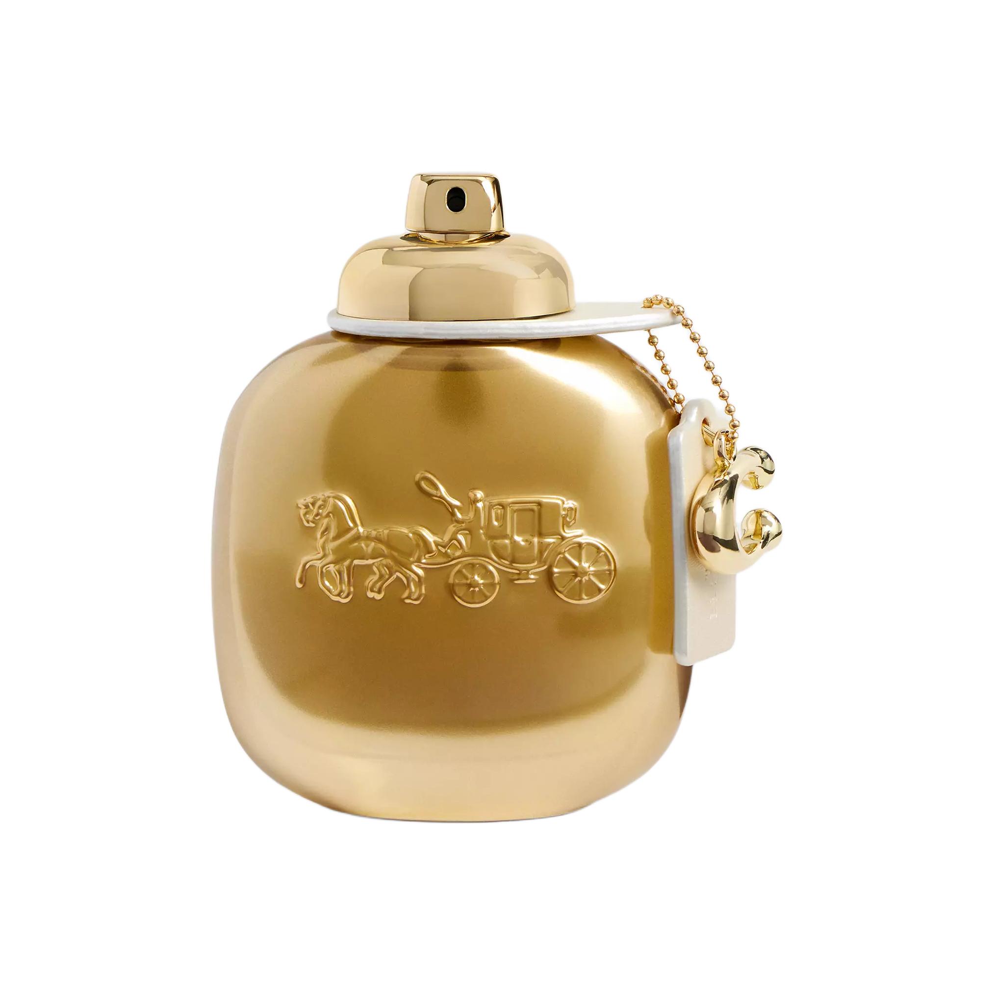 COACH Women's Gold Perfumes Potpourri Scent Eau De Parfum EDP Vanilla Rose 90ml
