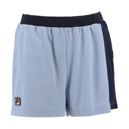 FILA Sports Shorts Women's Blue Moderate Straight Fit Pants