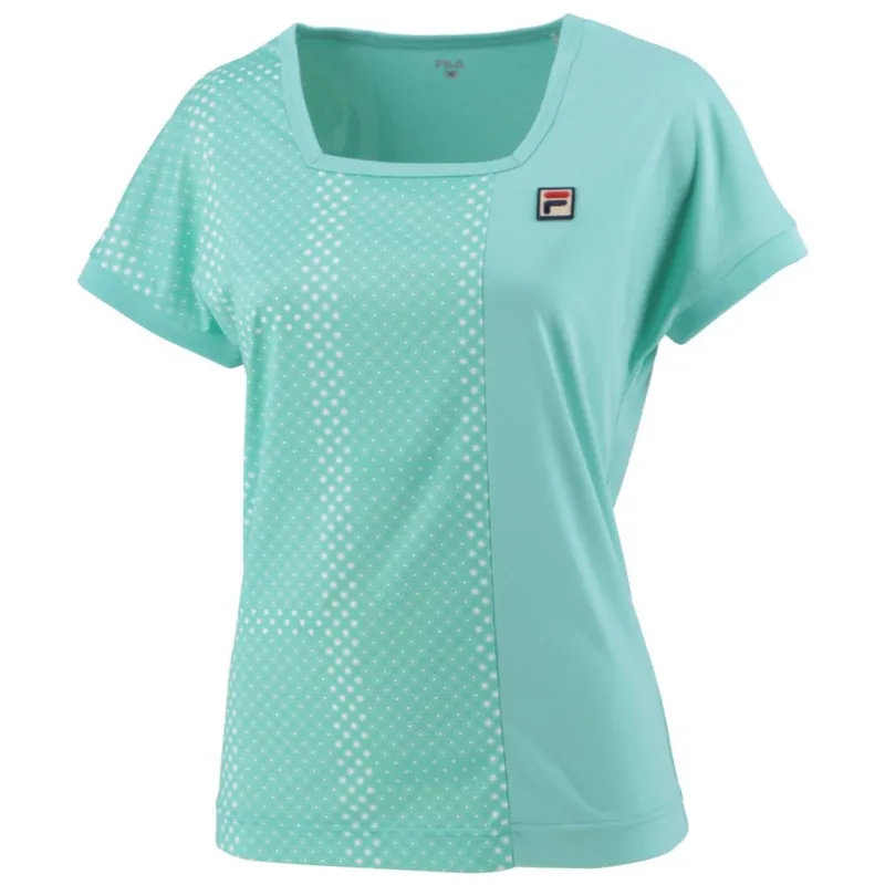 FILA T Shirts Women's Green Crew Neck