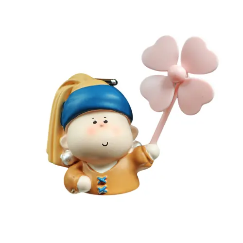 KecoSweet half-month artist cute pearl girl air outlet ornaments car interior decoration supplies car perfume aromatherapy general