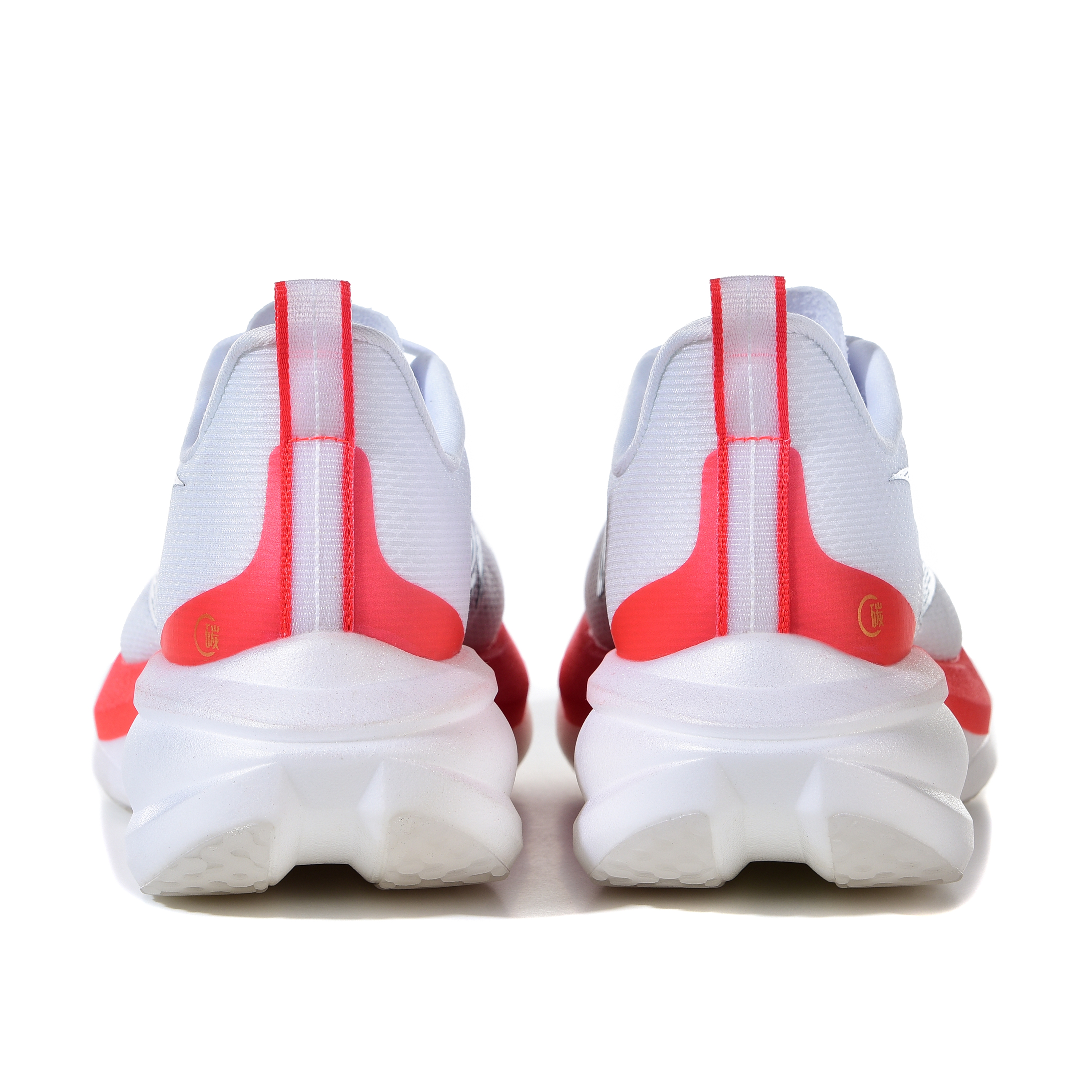DEERWAY Running Shoes Unisex Low Top White Red