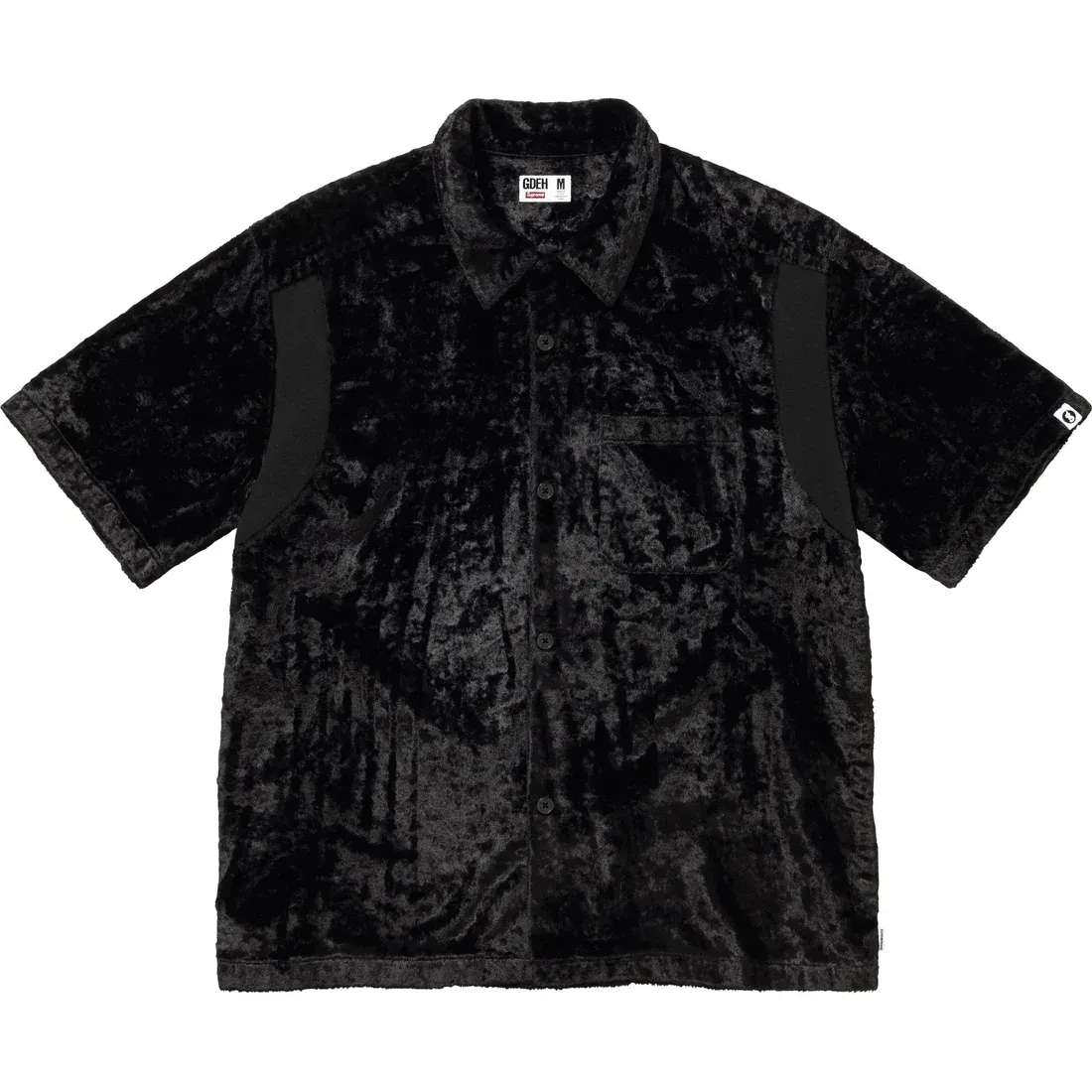 Supreme X Goodenough Crushed Rayon Pile Short Sleeve Shirt