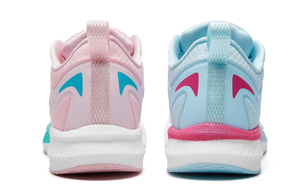 VOIT Running Shoes Unisex Low Top Blue Pink