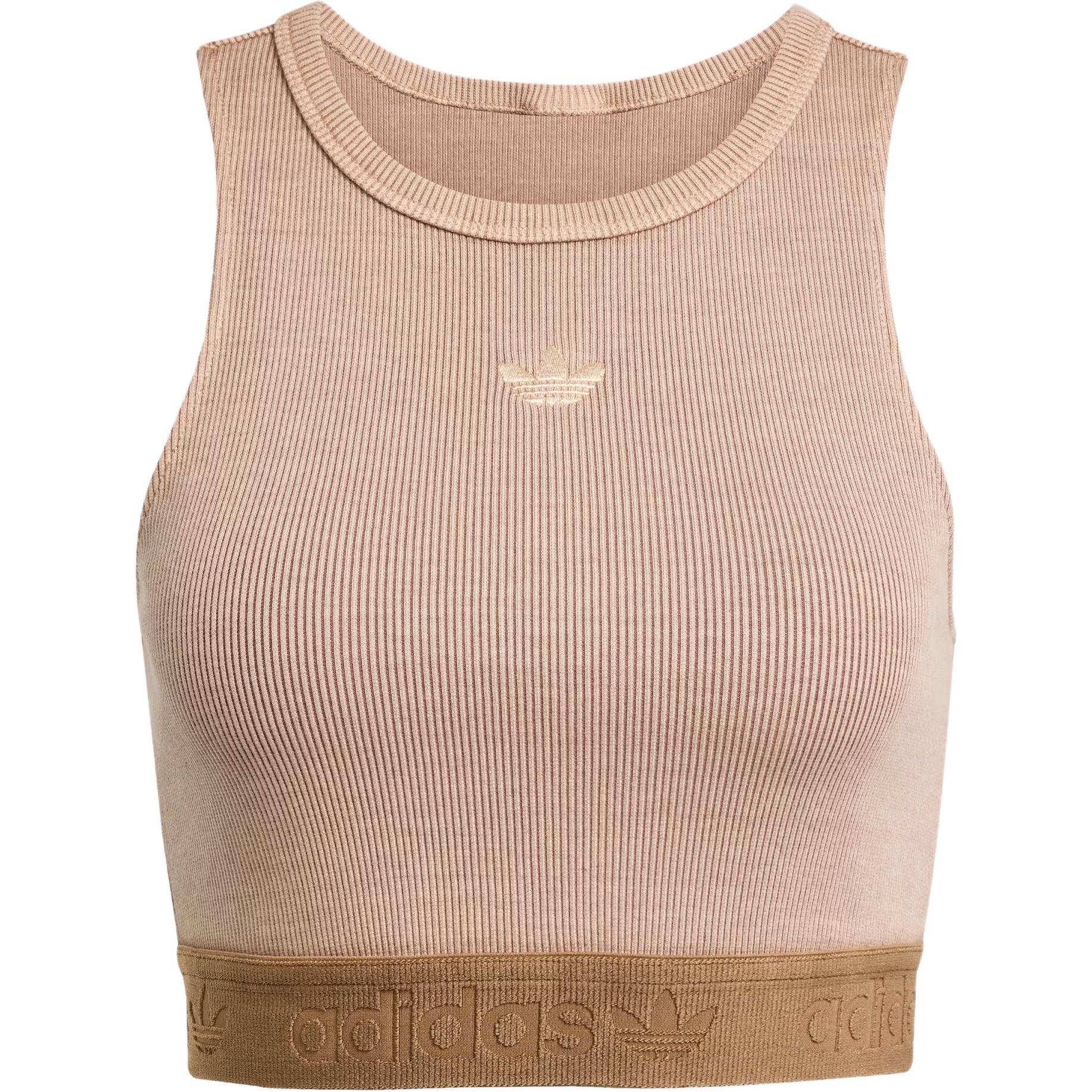 Adidas Originals Essentials Rib Bra Top Washed