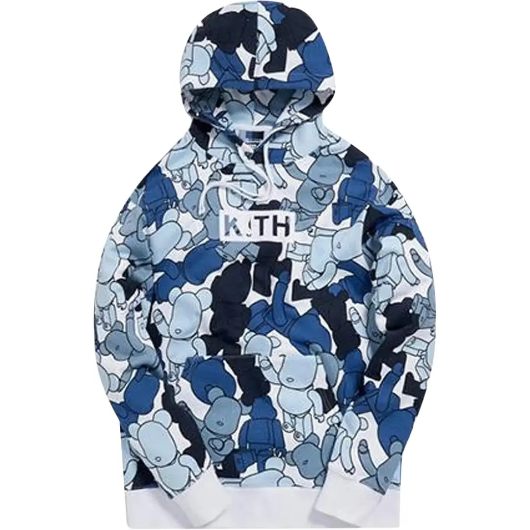 KITH X Bearbrick Pattern Hoodie