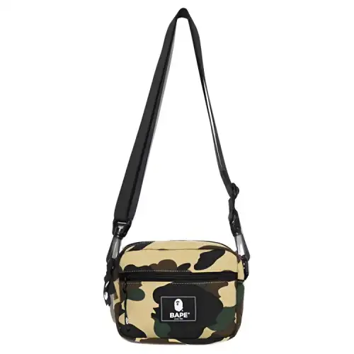 A BATHING APE Fabric Crossbody Bags Regular Unisex Light Camouflage