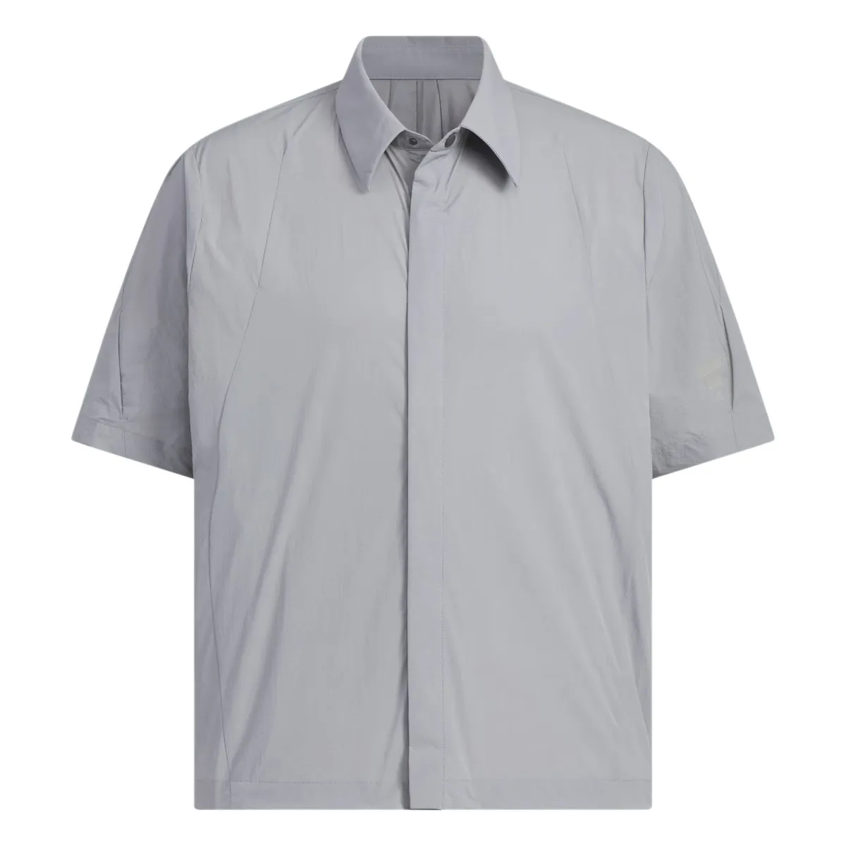 Adidas FOS Shirts Men's Light Gray Lapel Moderate