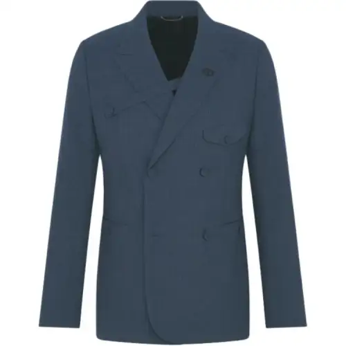 DIOR FW25 Jackets & Coats Men's Blue
