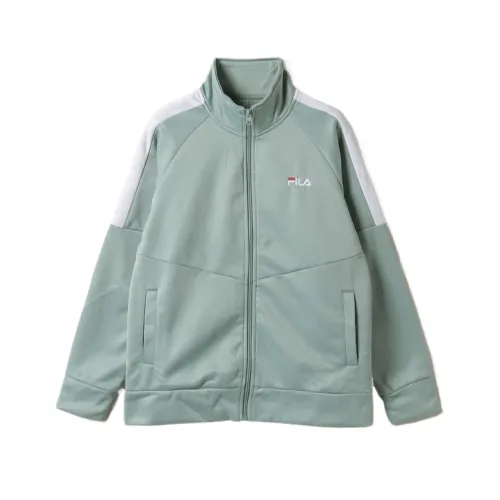 FILA Jackets Women's Green Stand Collar Moderate Other