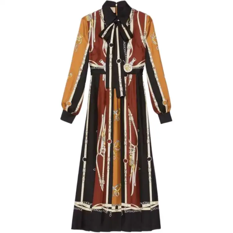 GUCCI Equestrian Print Dress