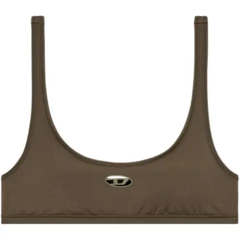 DIESEL Chelsea Utlt Logo Cut Out Sports Bra