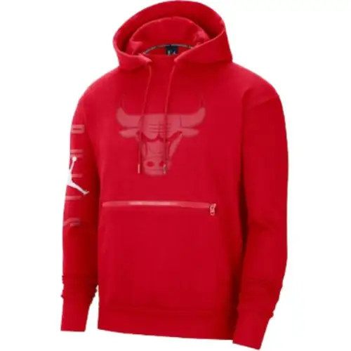 Jordan Nba Chicago Bulls Courtside Fleece Pullover Hoodie