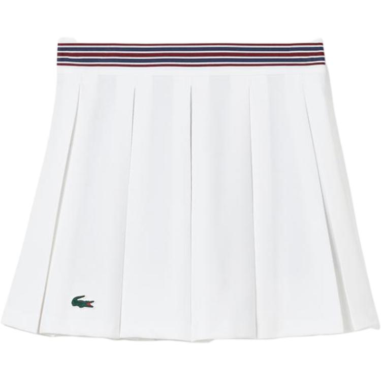 LACOSTE Casual Short Skirts Women's White