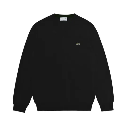 LACOSTE Logo patch Cotton Sweater