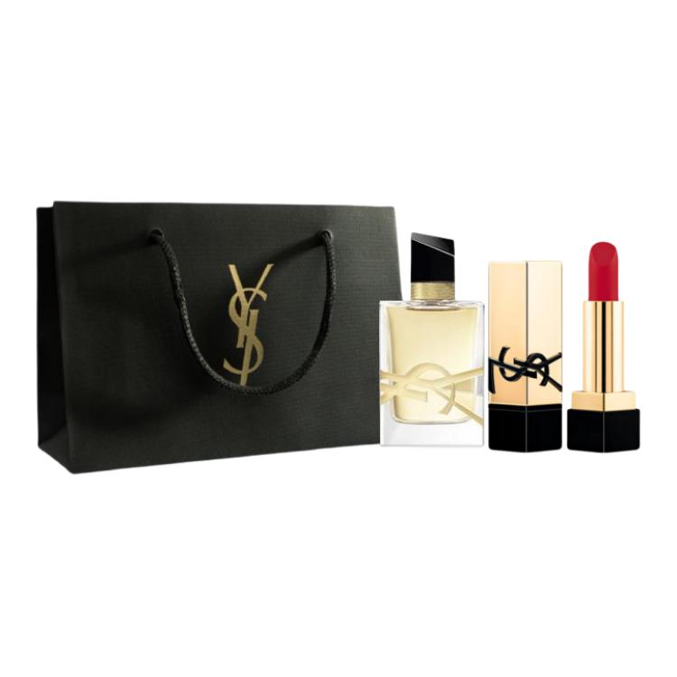YSL, perfume sample, lavender cosmetic set, Birthday gift