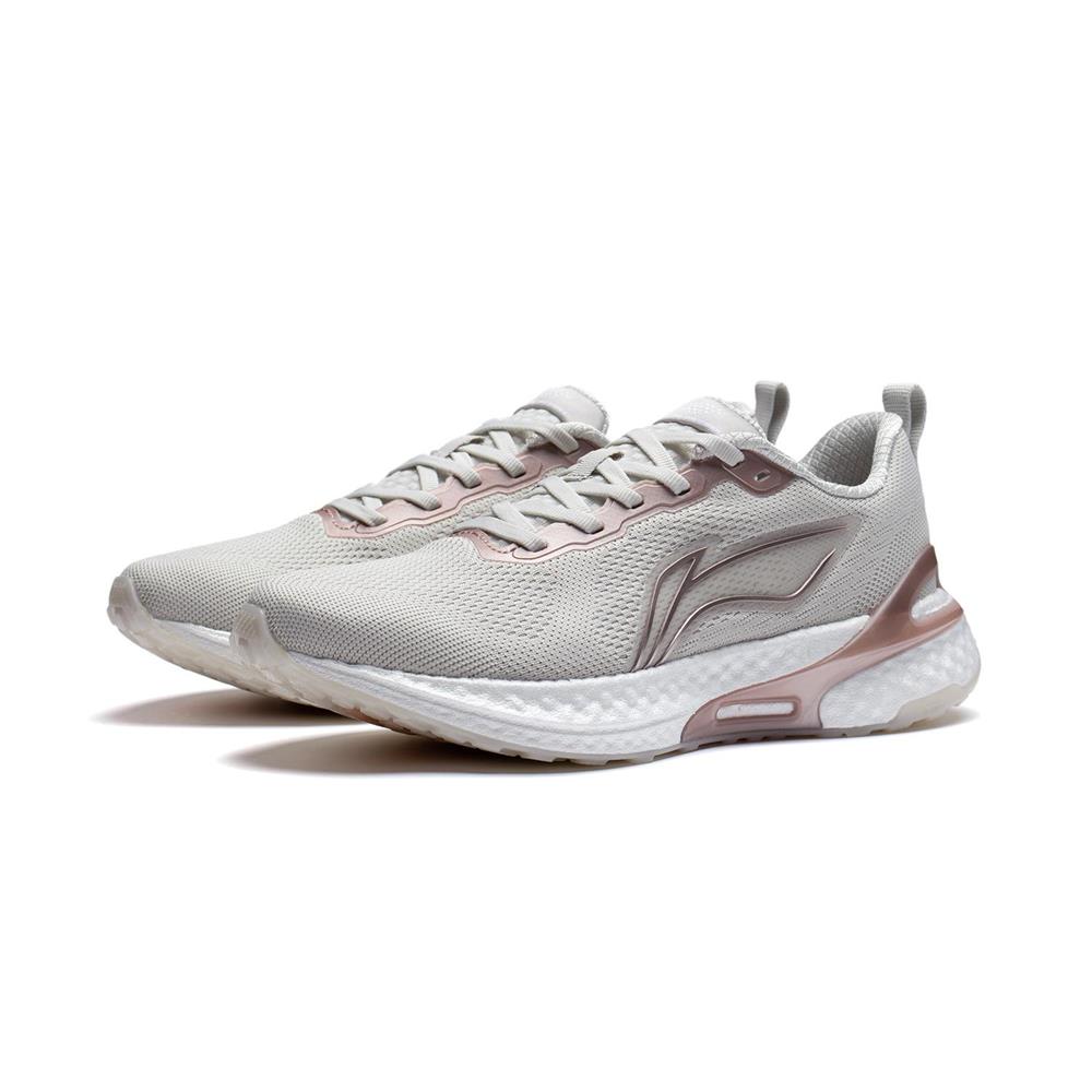 Li Ning Cushioning Breathable Low top Casual Running Shoes Women’s Antarctic Gray