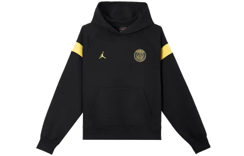 Jordan X Paris Saint Germain Women'ss Hoodie Asia Sizing Black/Tour Yellow
