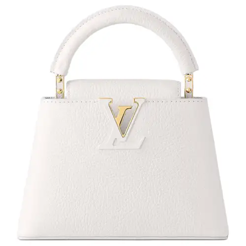 LOUIS VUITTON Capucines Taurillon Leather Tote Bag, Shopping Bag, Shoulder Bag, Crossbody Bag, Handbag Mini Women's