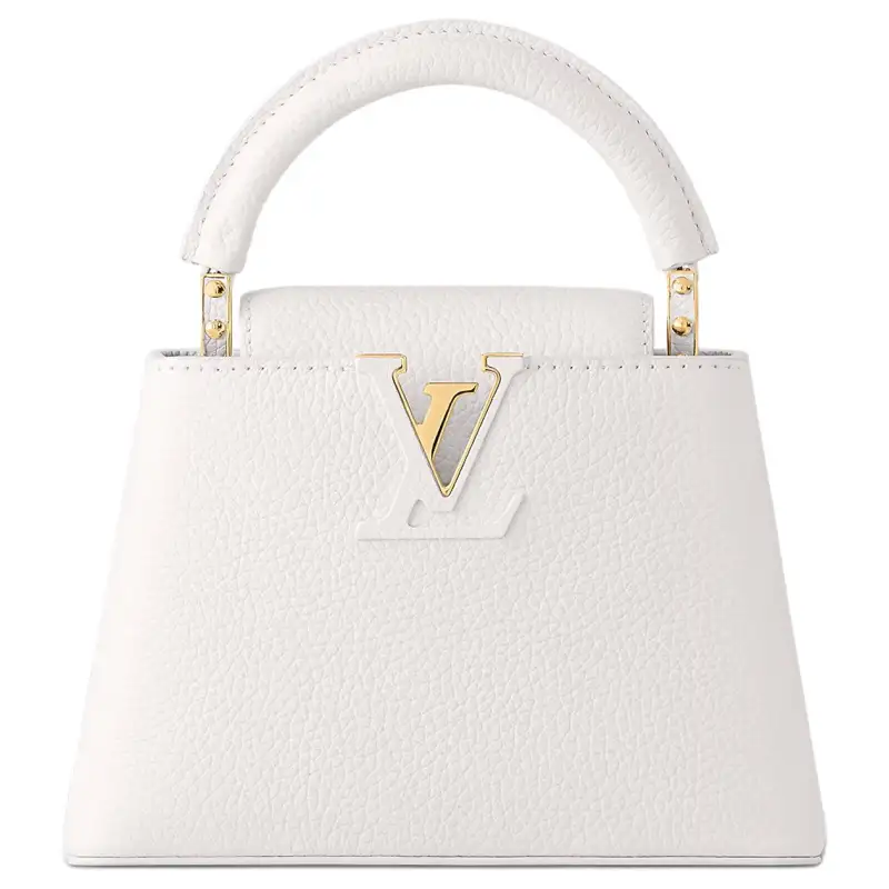 LOUIS VUITTON Capucines Taurillon Leather Tote Bag, Shopping Bag, Shoulder Bag, Crossbody Bag, Handbag Mini Women's