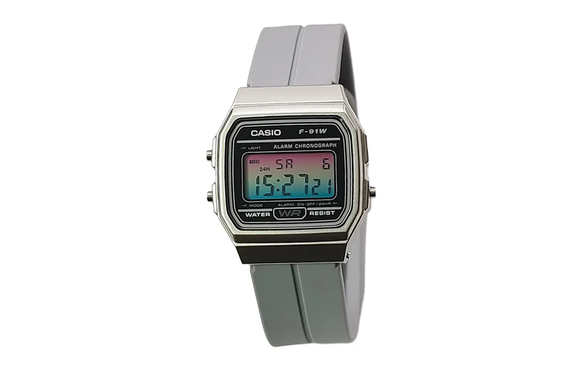 CASIO Custom Collection Quartz Movement Silicone Strap Watch Men's Watches Black Dial