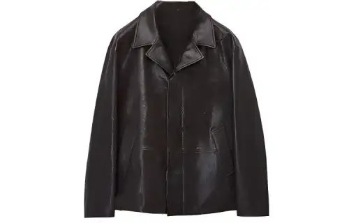 LOEWE Jackets Men's Black Lapel Moderate Other