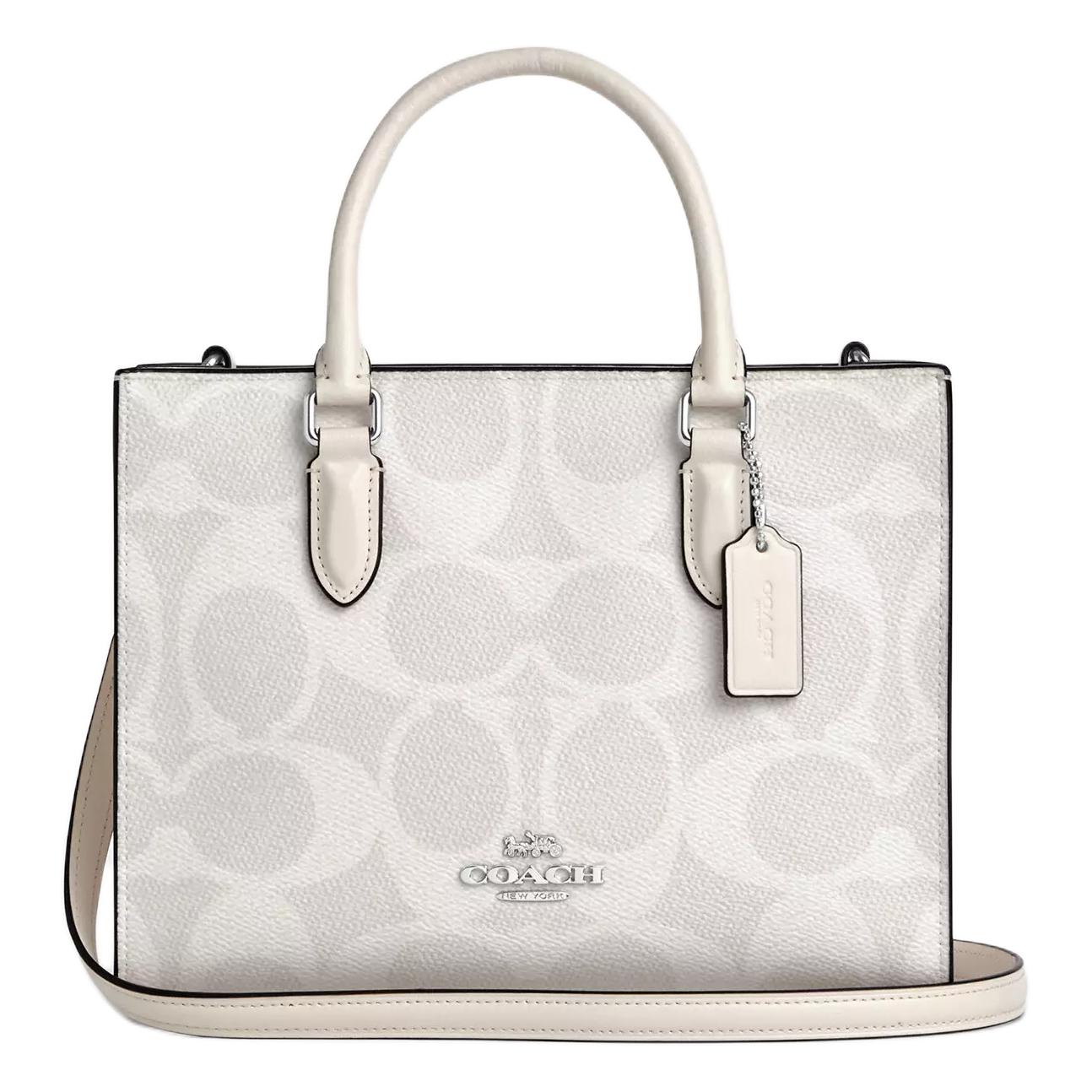 Женская сумка COACH Maggie 25 (белая)
