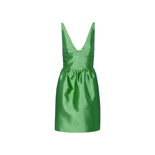 PRADA SS22 Sleeveless Dress Women's Green