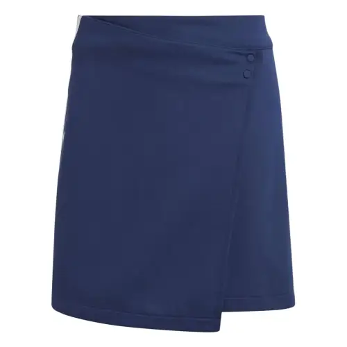 Adidas originals Adicolor Classics 3-Stripes Short Wrapping Skirt Clover Logo Print Side Stripes Sports Half-length Casual Skirt Women's Dark Blue