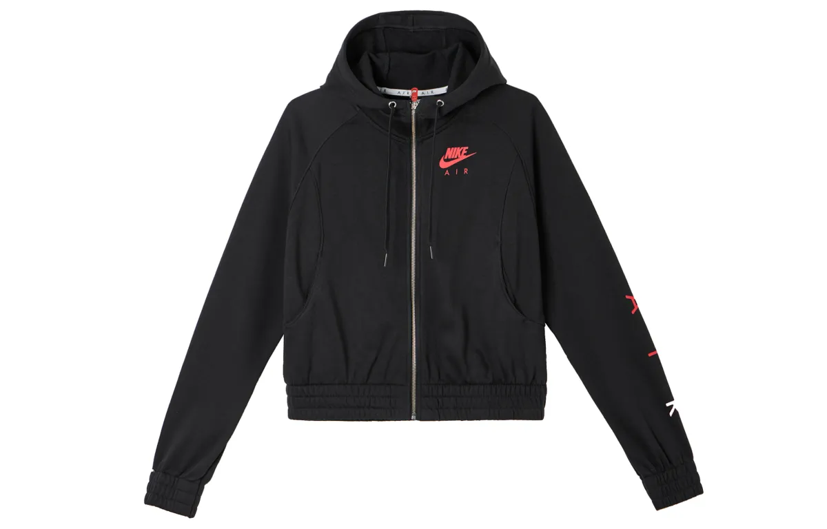 Nike Jackets Women's Black Hooded Moderate Soft Shell