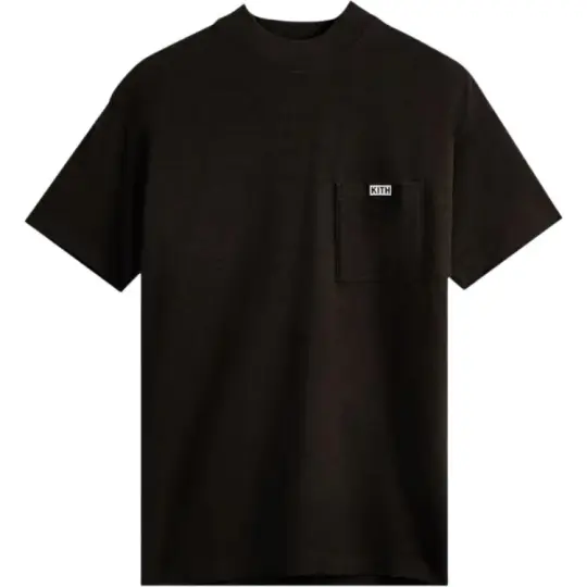 KITH T Shirts Men's Black Turtleneck