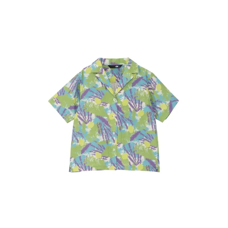 THE NORTH FACE Shirts Women's Light Green Lapel Thin Hawaii
