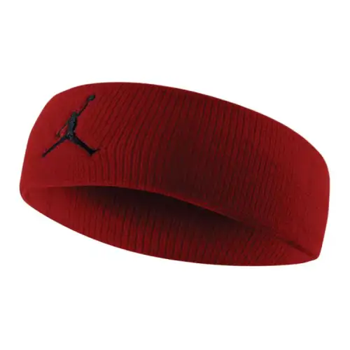Jordan Design nylon red headband for gym for men and women, for beloved