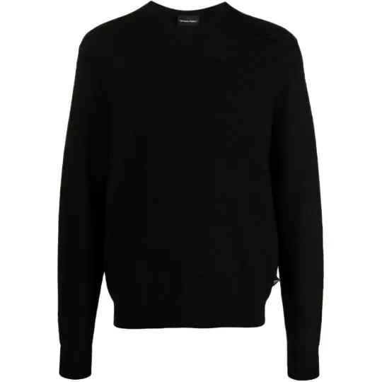 EMPORIO ARMANI SS21 Sweater Men's Black