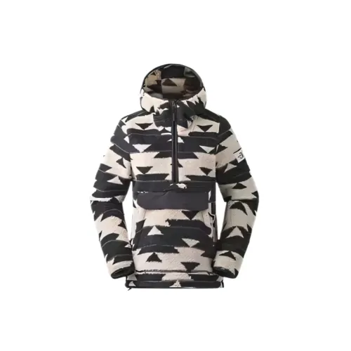 THE NORTH FACE Jackets Women's Beige Hooded Thickened Other